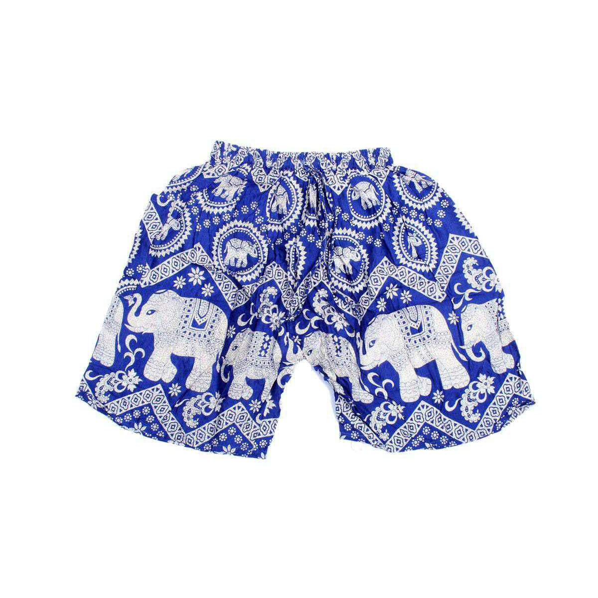 Sustainably Made Bohemian Style Printed Elephant Shorts - Thailand