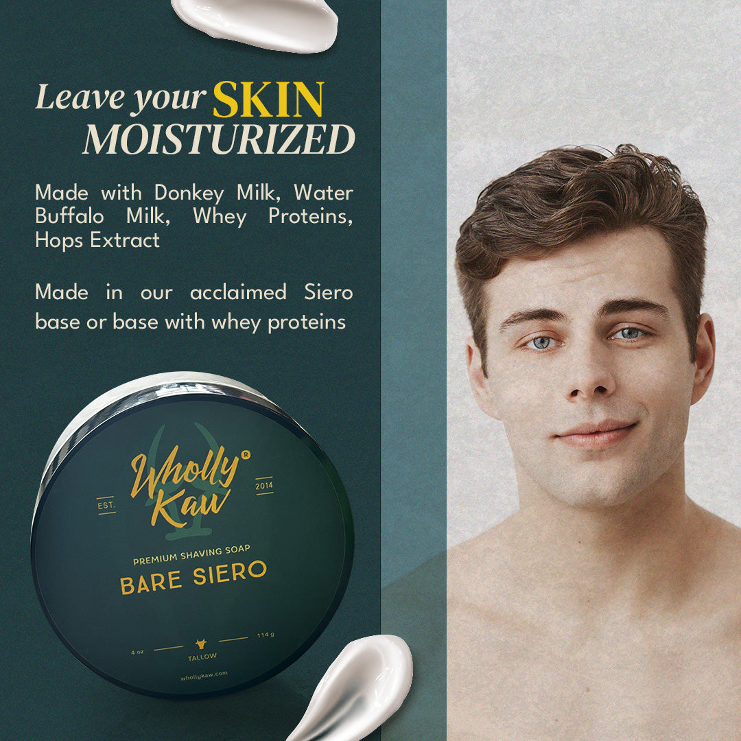 Unscented Tallow Shaving Soap – Premium, Natural, and Gentle for Sensitive Skin