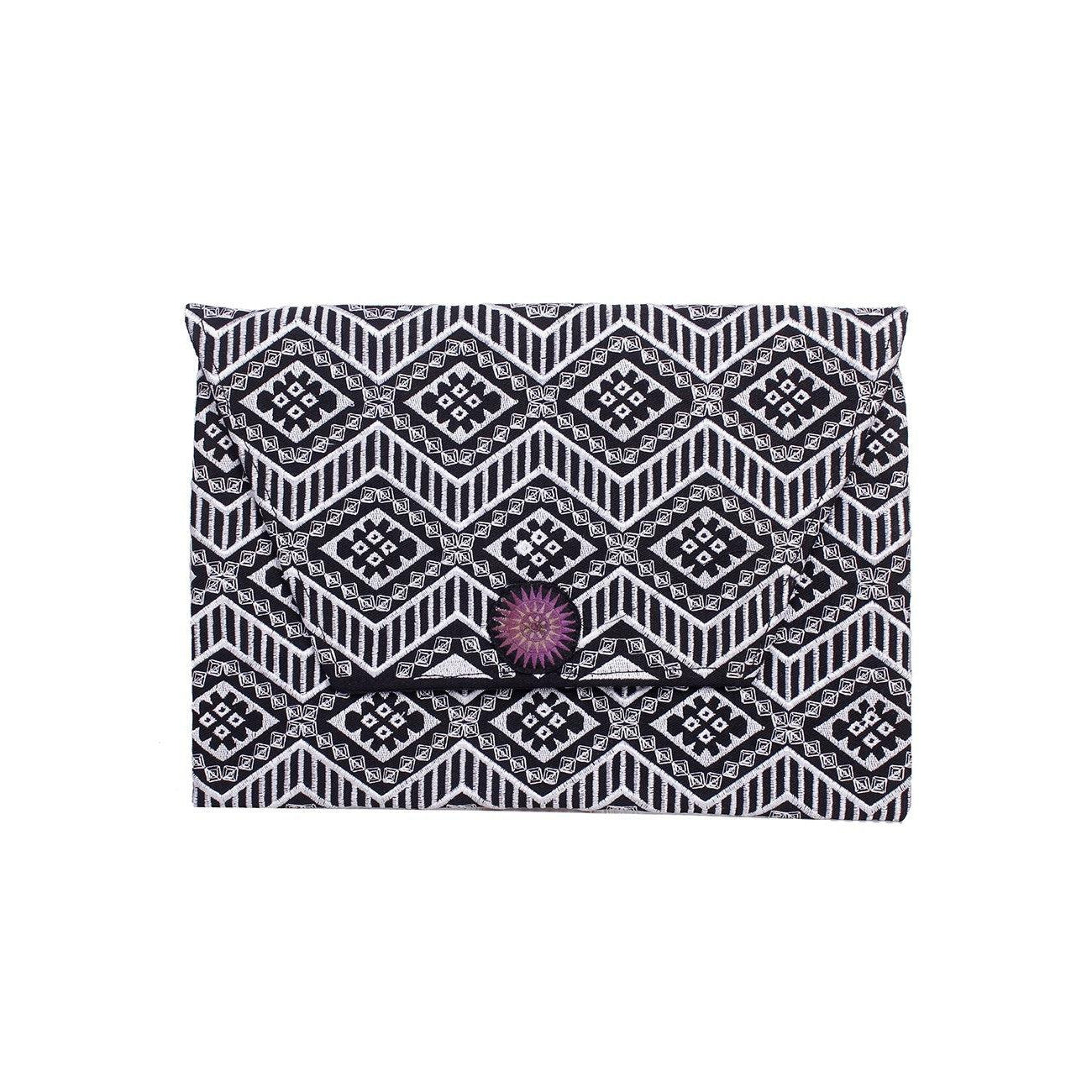 Embroidered Envelope Clutch | iPad Bag - Thailand