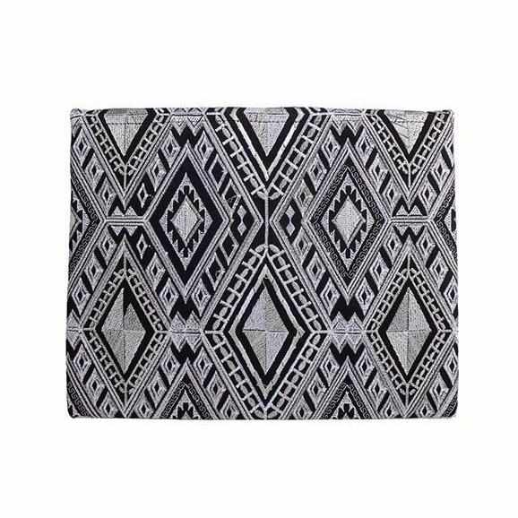 Geometric Clutch Bag With Tassels - Thailand