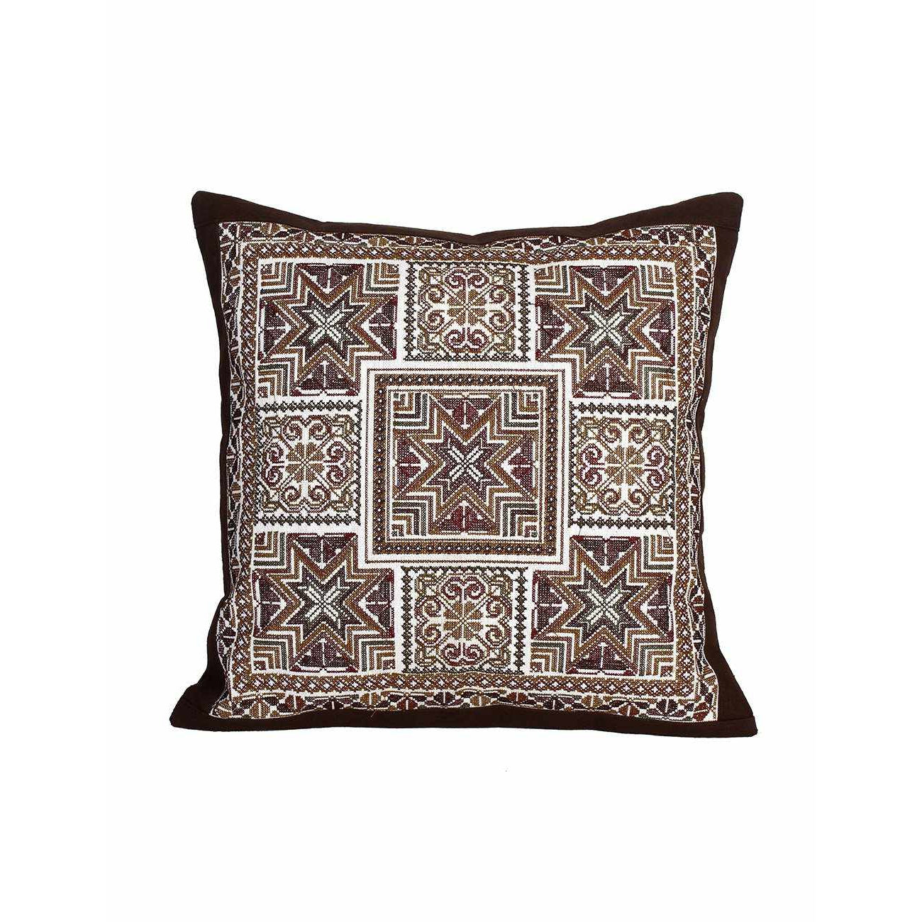 Diamond Flower Embroidered Pillow Cover - Thailand