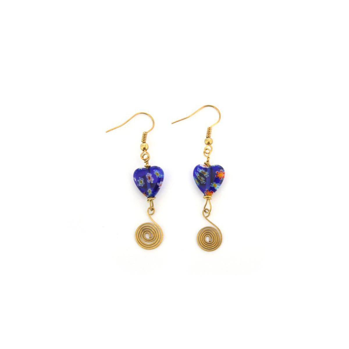 Milly Blown Glass Earrings - Thailand