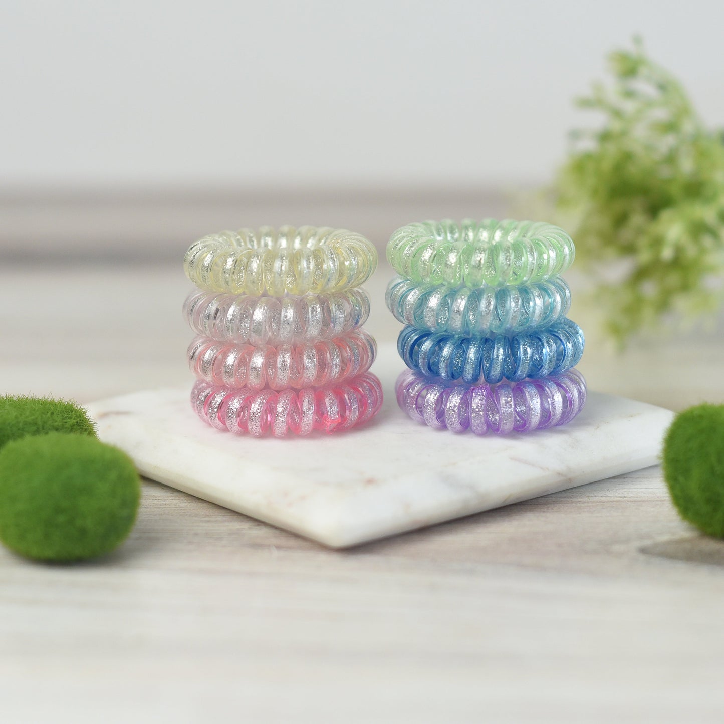 Medium Hair Coil Set in Shimmer Brights