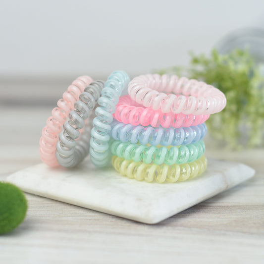 Large Lauren Lane Hair Coil Set in Pastel Pop