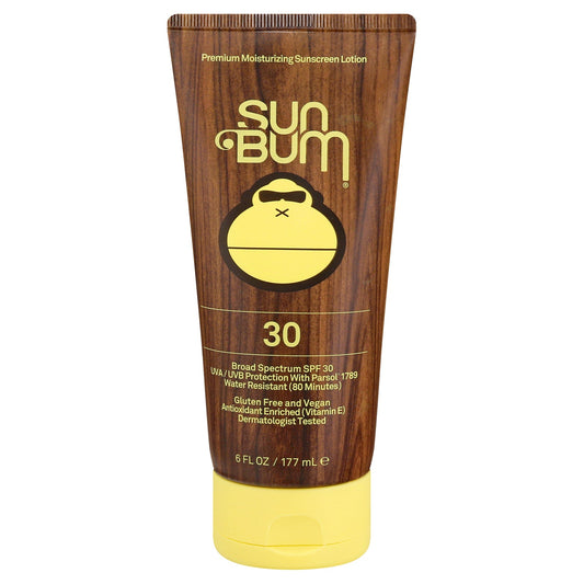 Sun Bum Original Moisturizing Sunscreen Lotion, Broad Spectrum SPF 30, 6 Fl Oz