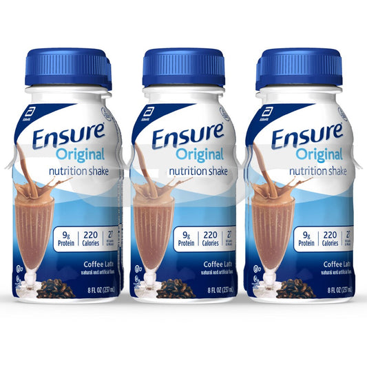 Ensure Original Nutrition Shake Coffee Latte Ready-to-Drink 8 Fl Oz Bottles