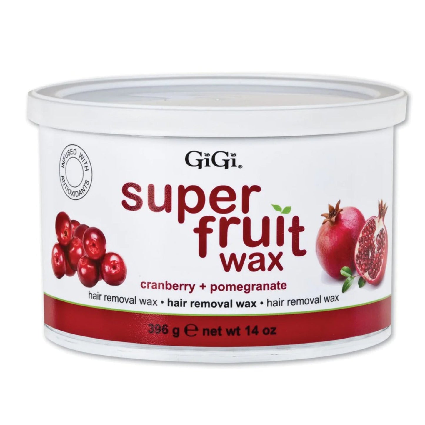 GiGi Super Fruit Wax Cranberry Pomegranate 14 Oz