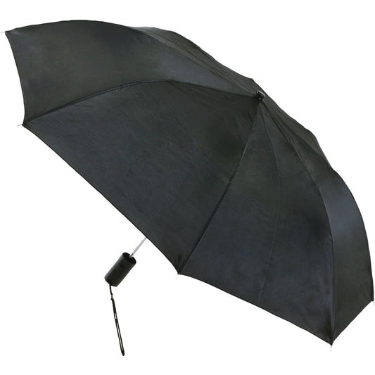 Weather Station Port Raingear Oversize Automatic 42"" Umbrella, Black