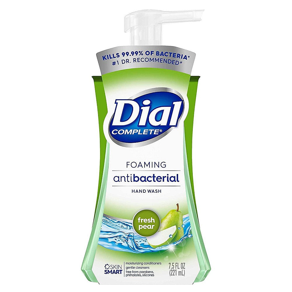 Dial Complete Antibacterial Foaming Hand Wash, Fresh Pear - 7.5 Fl Oz