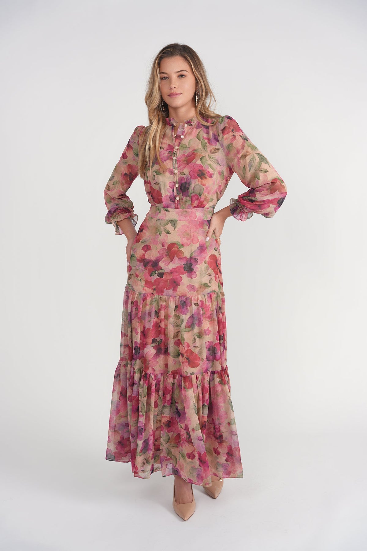 Zoe Maxi- Watercolor