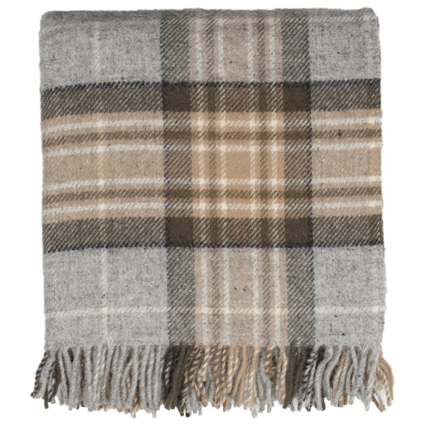 Highland Tweeds Pure New Wool Fluffy Throw ~ McKellar ~ - Osadia Concept Store