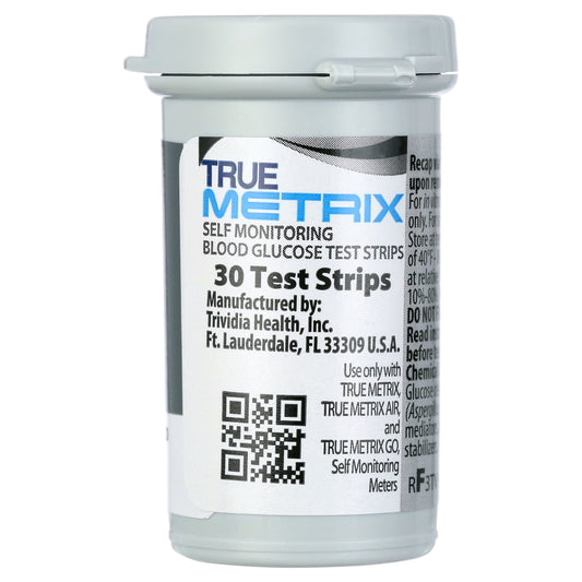 True Metrix Blood Glucose Test Strips, Self Monitoring, Value Size