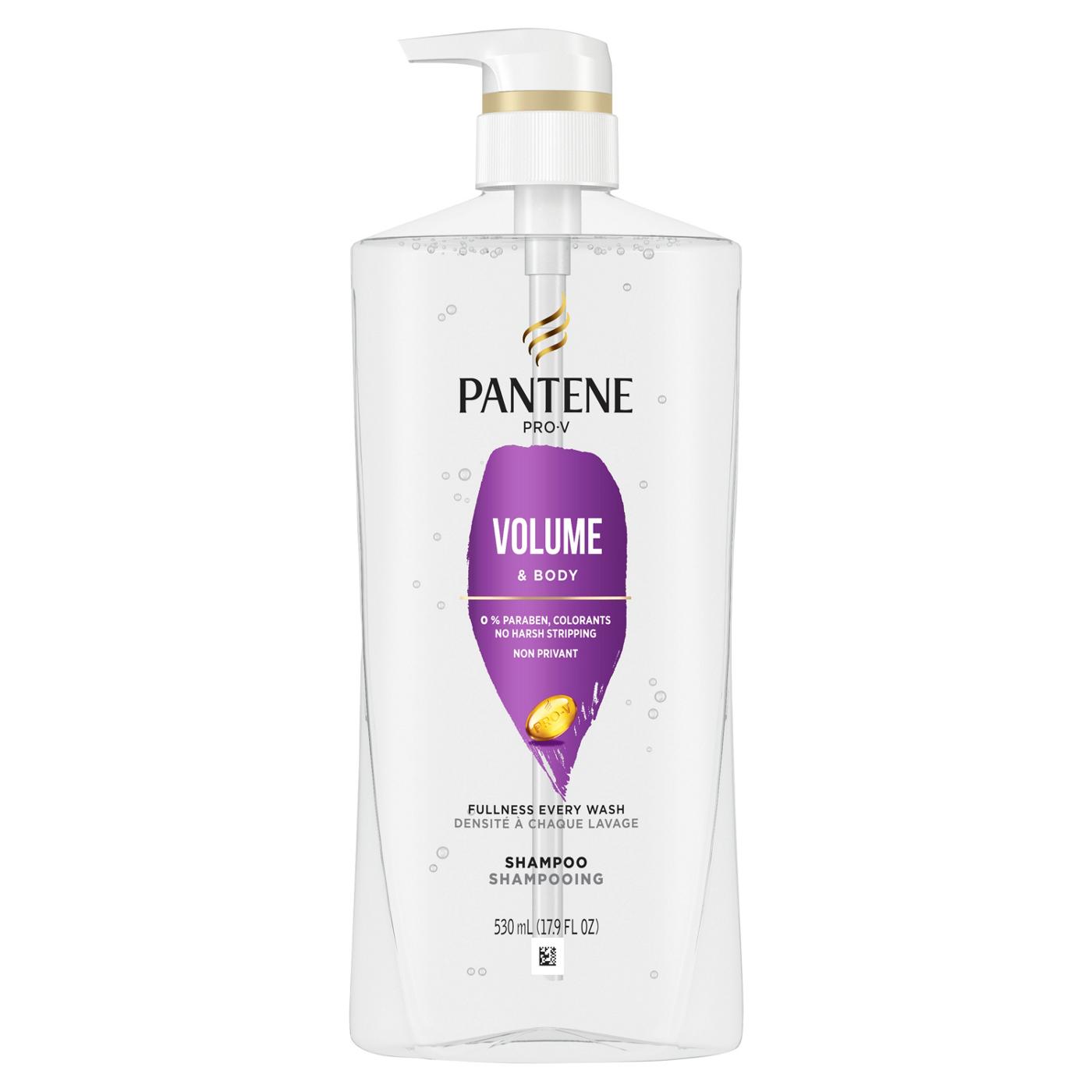 Pantene Pro V Shampoo, Volume & Body 17.9 Fl Oz