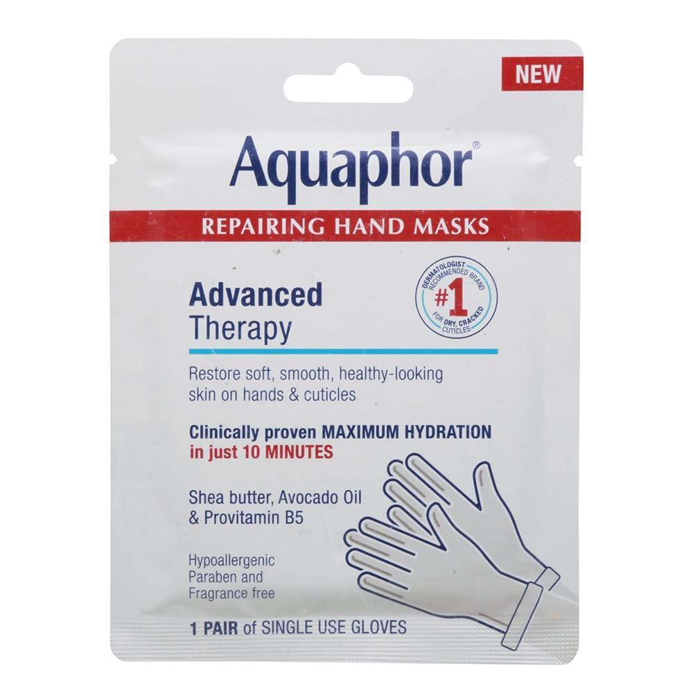 Aquaphor Advanced Therapy Repairing Hand Mask - 0.7 Fl Oz
