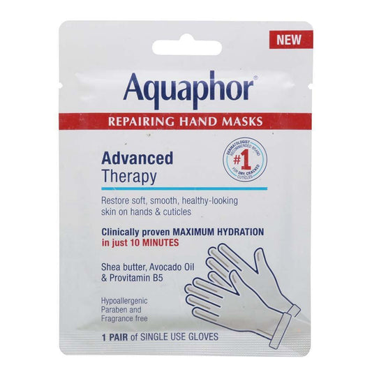 Aquaphor Advanced Therapy Repairing Hand Mask - 0.7 Fl Oz