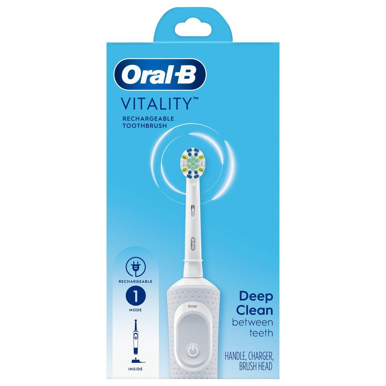 Oral-B Vitality FlossAction Electric Rechargeable Toothbrush, Powered By Braun
