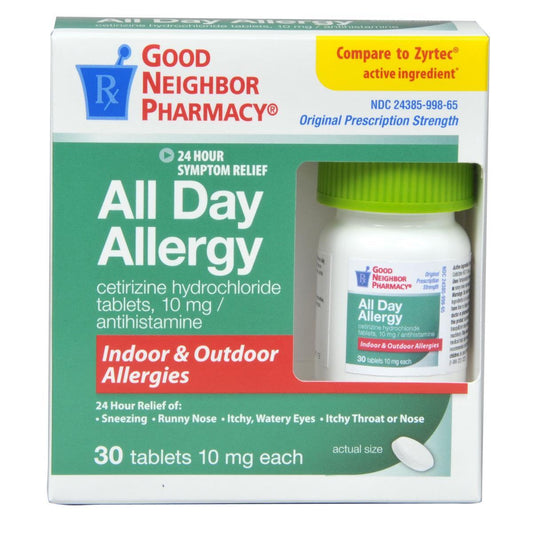 GNP Allergy 24hr Cetir Tab 30ct