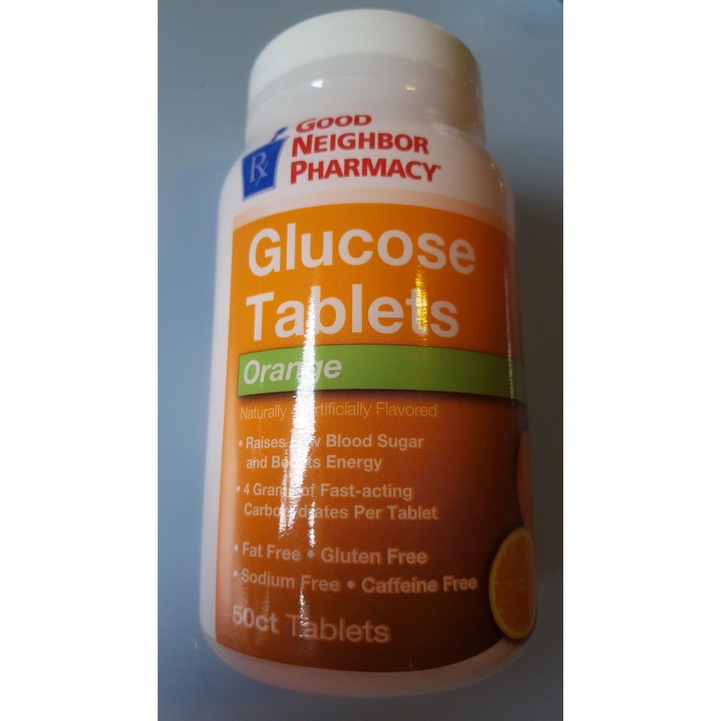 Good Neighbor Pharmacy GNP Glucose Tab Orange