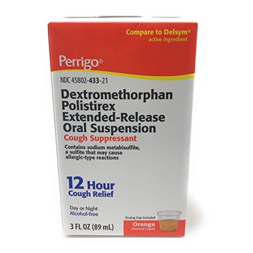 Perrigo Dextromethorphan Polistirex ER Oral Suspension, 3 Oz
