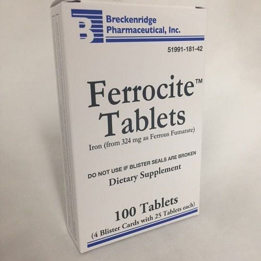 Ferrocite 100 Tabs By Breckenridge Pharma