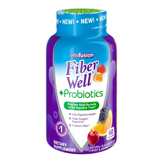 Vitafusion Fiber Well + Probiotics Gummies For Adults