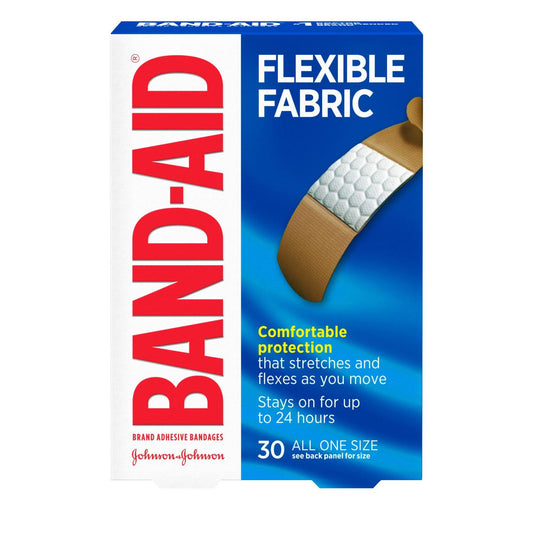 Band Aid Brand Flexible Fabric Adhesive Bandages - All One Size