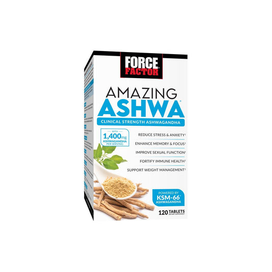 Force Factor Amazing Ashwa Ashwagandha Tablets