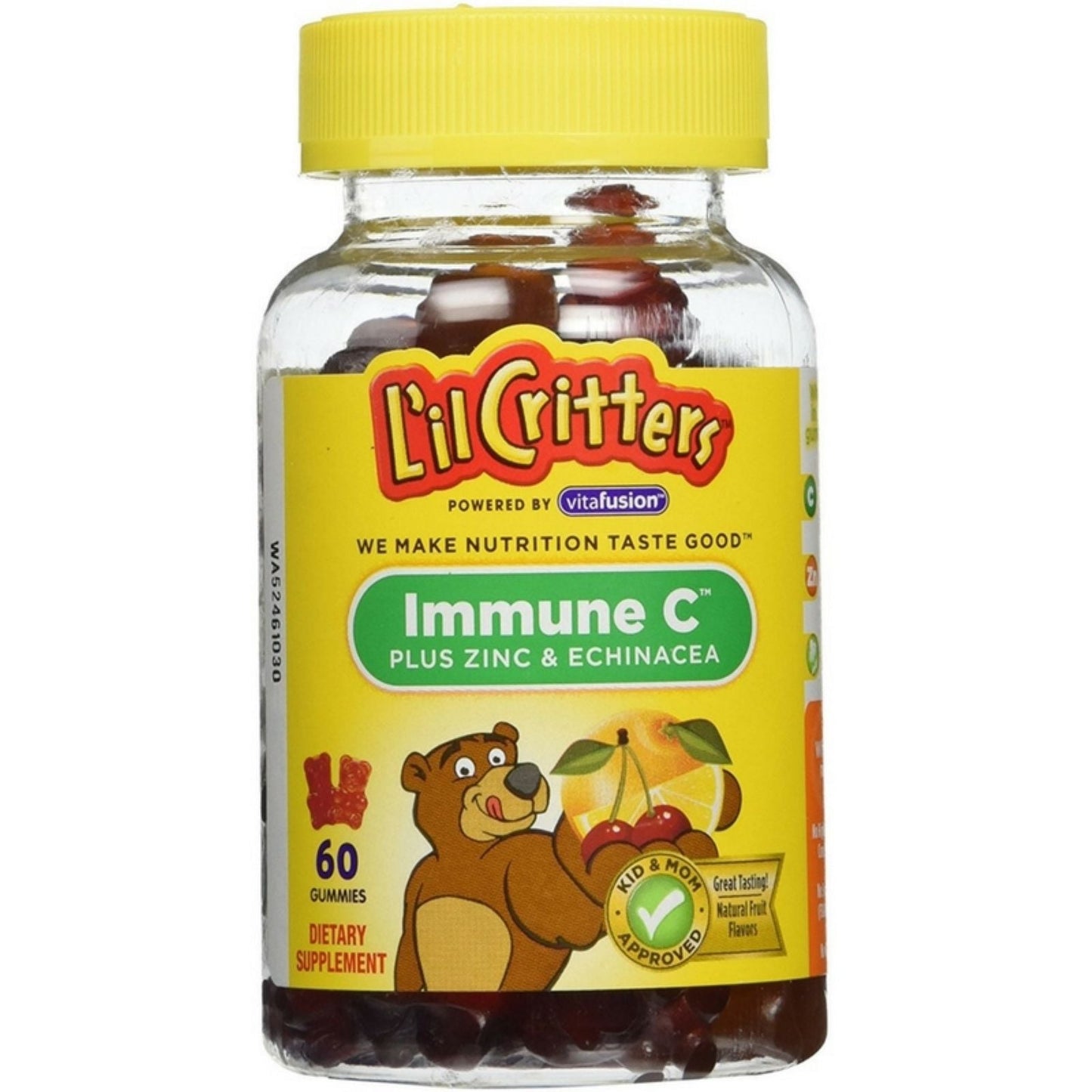 L'il Critters Immune C Plus Zinc & Vitamin D Dietary Supplement Gummy Bears