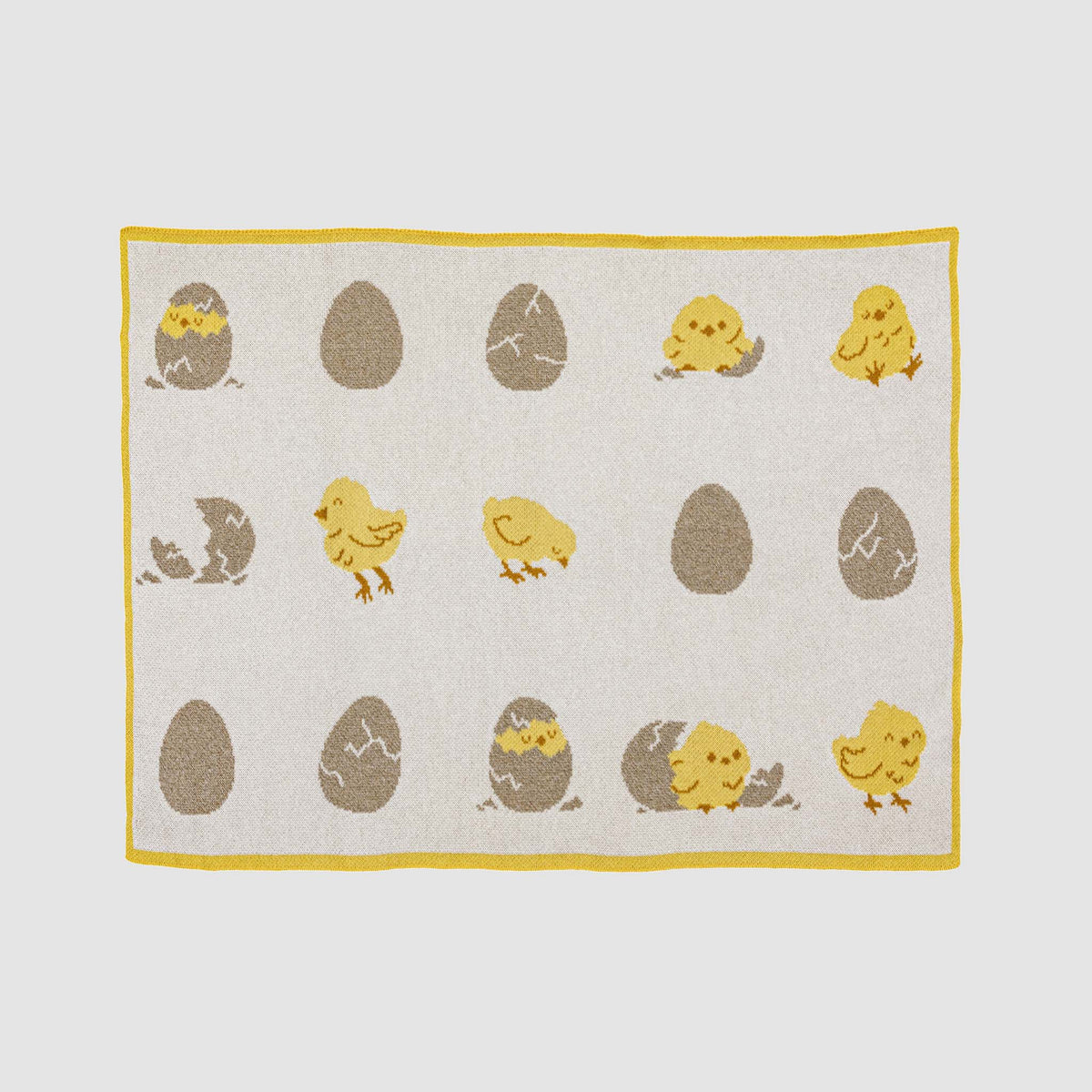 Baby Chicks - Cotton Sustainable Knit Animal Blanket
