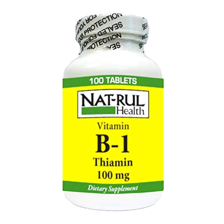 Natrul Health Nat Rul Vitamin B-1 100 Mg Supplement Tablets