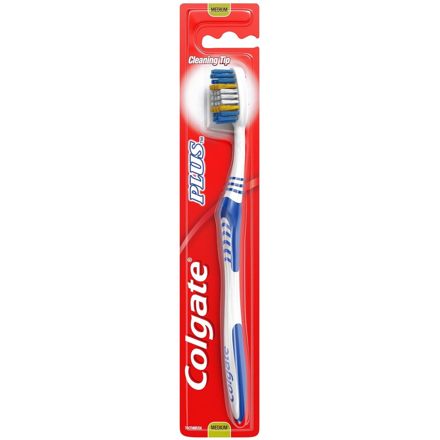 Colgate Manual Plus Adult Medium Toothbrush -- 72 Per Case