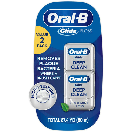 Oral-B Glide Pro-Health Deep Clean Cool Mint Dental Floss Value Pack