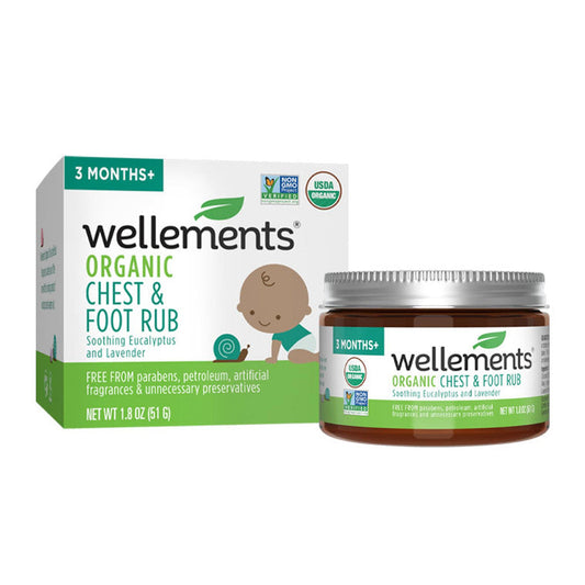 Wellements Organic Baby Chest & Foot Rub