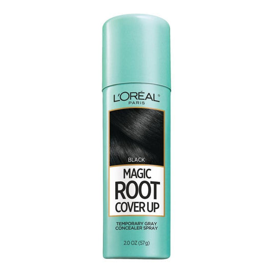 L'Oreal Paris Magic Root Cover Up Gray Concealer Spray Black 2 Oz