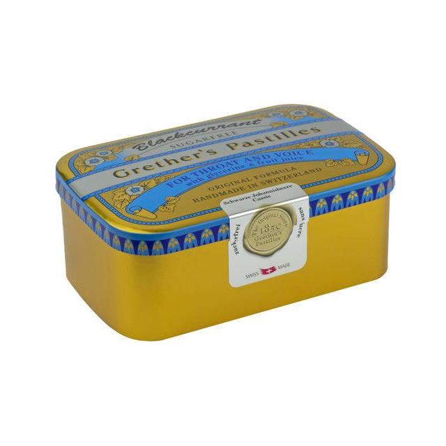 Grether's Pastilles Original Blackcurrant Natural Remedy Dry Mouth Relief 15Oz