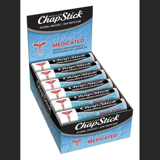 Chapstick Classic Medicated Skin Protectant 0.15 Oz