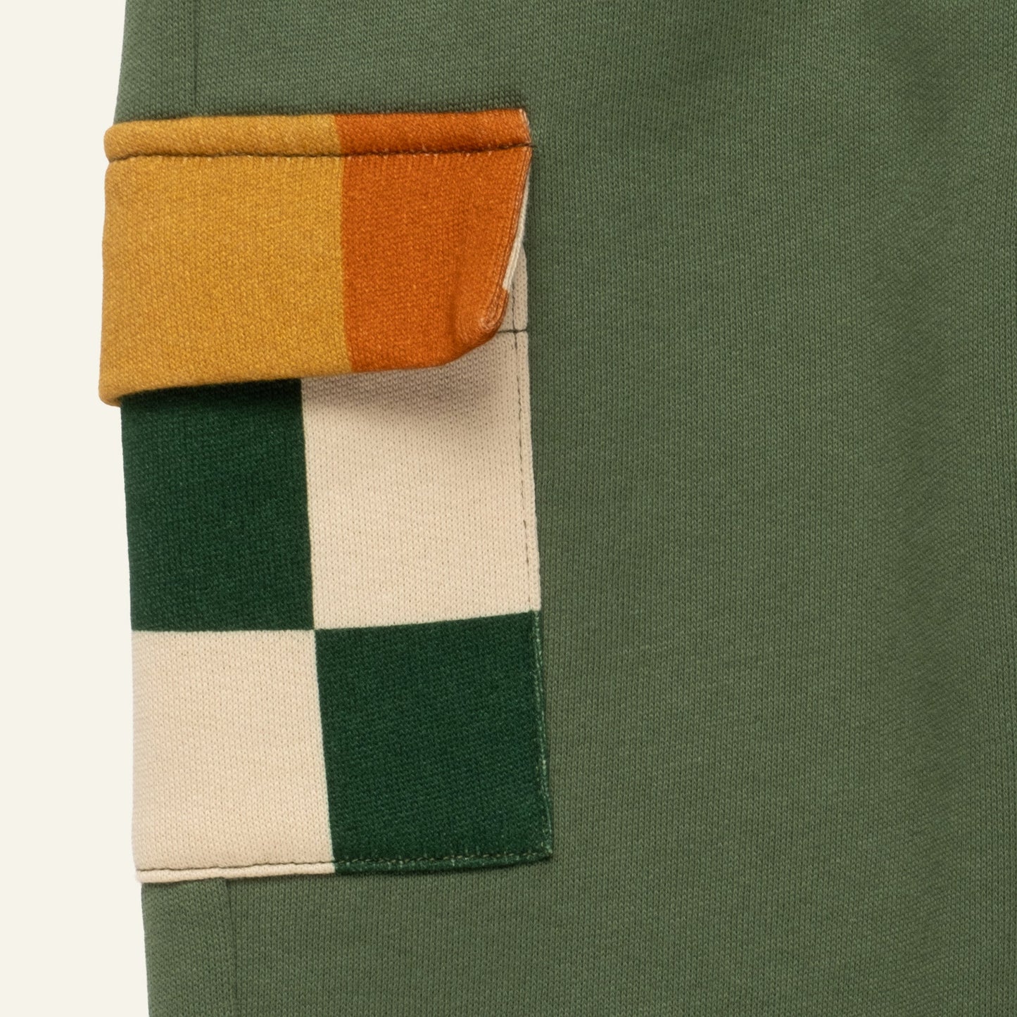Green Checkered Pocket Jogger