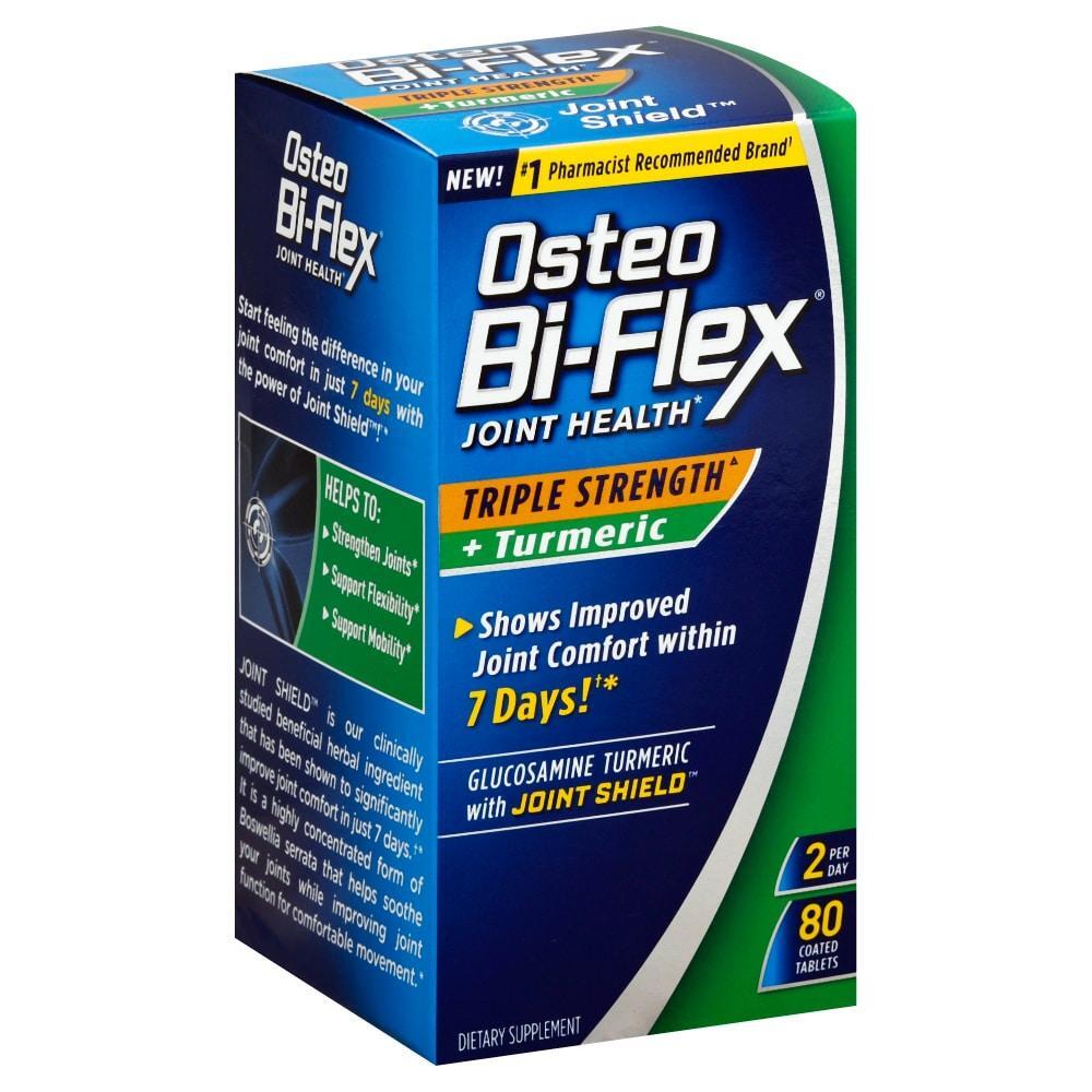 Osteo Bi-Flex Joint Health, Triple Strength + Turmeric, 80 Coated Tablets