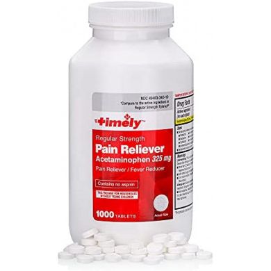 Time-cap Labs, Inc. Timely By Regular Strength Pain Relief Tablet, 325 MG