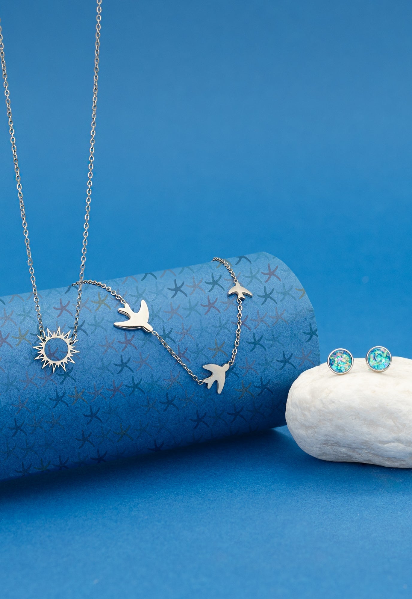 Sparrow Silver Necklace