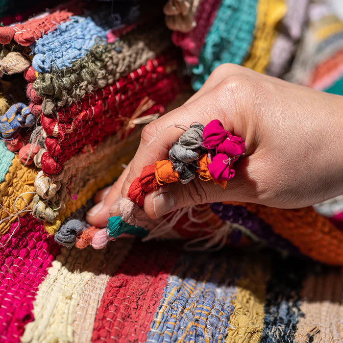 SCRAP FABRIC RUG