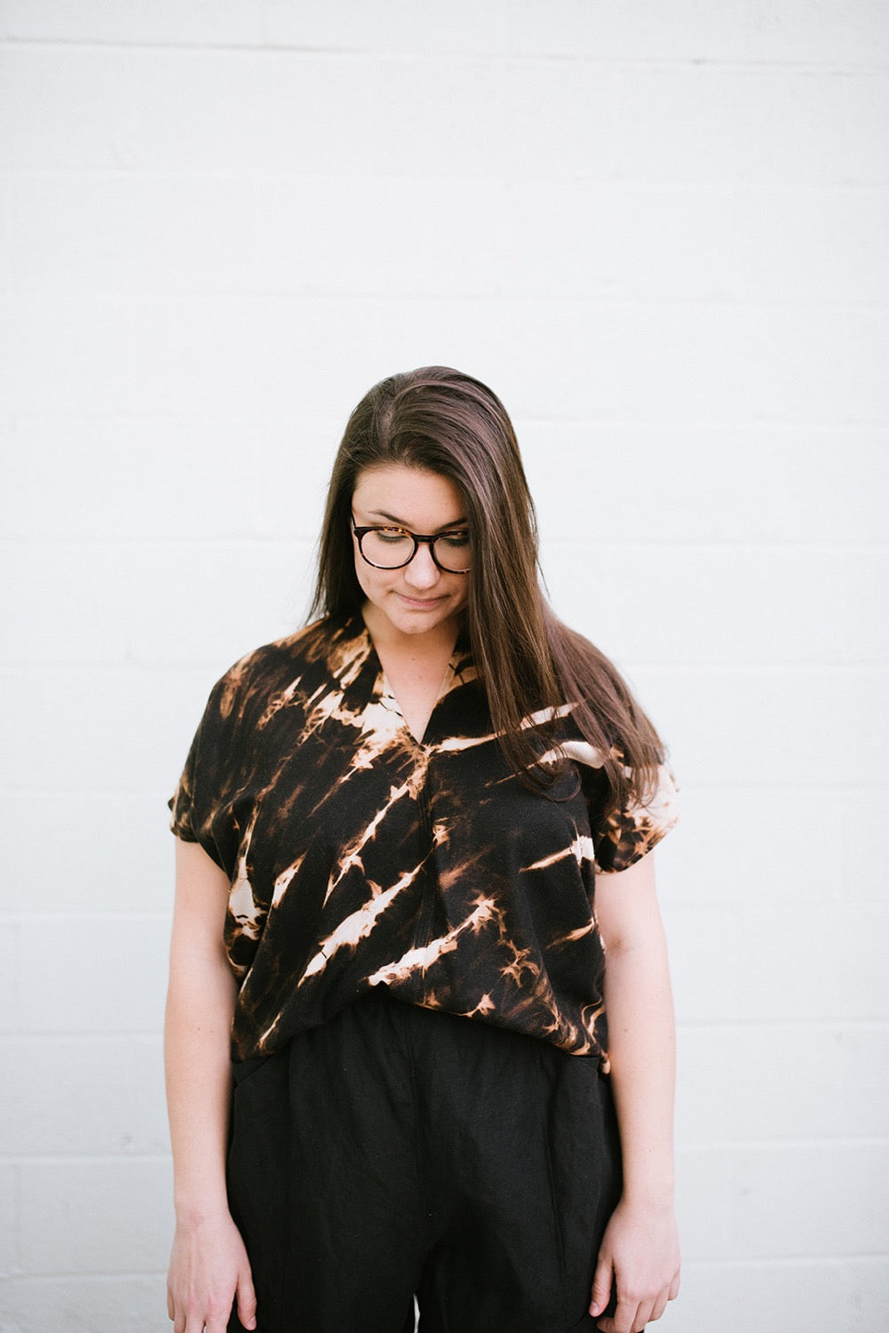 Hand Dyed Zero Waste Silk Market Top