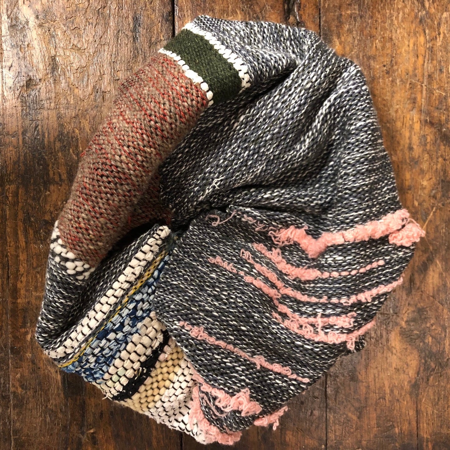 Studio-Woven Zero Waste Split Cowl