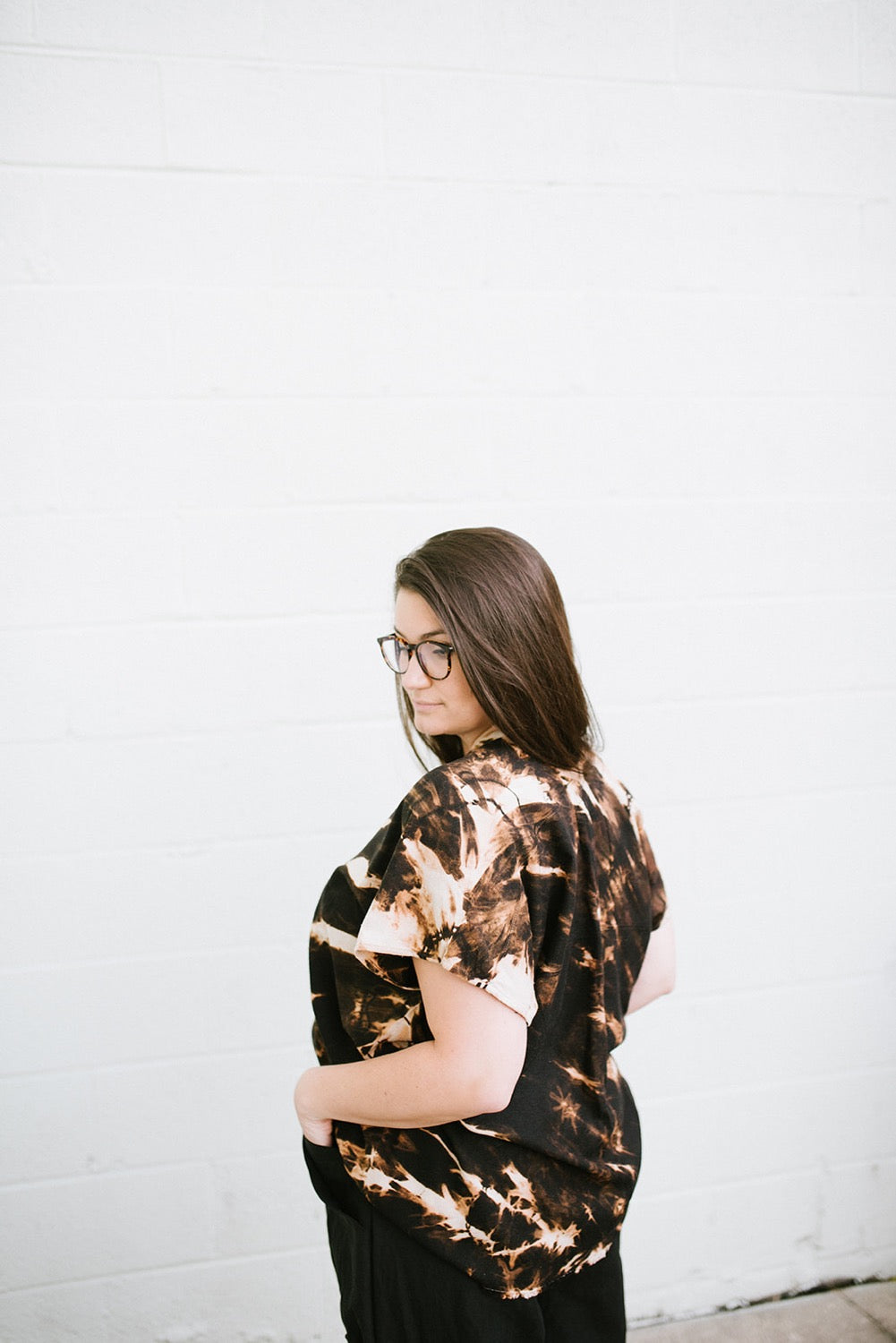 Zero Waste Black Silk Market Top