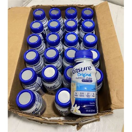 Ensure Original Nutrition Shake With Fiber, Vanilla