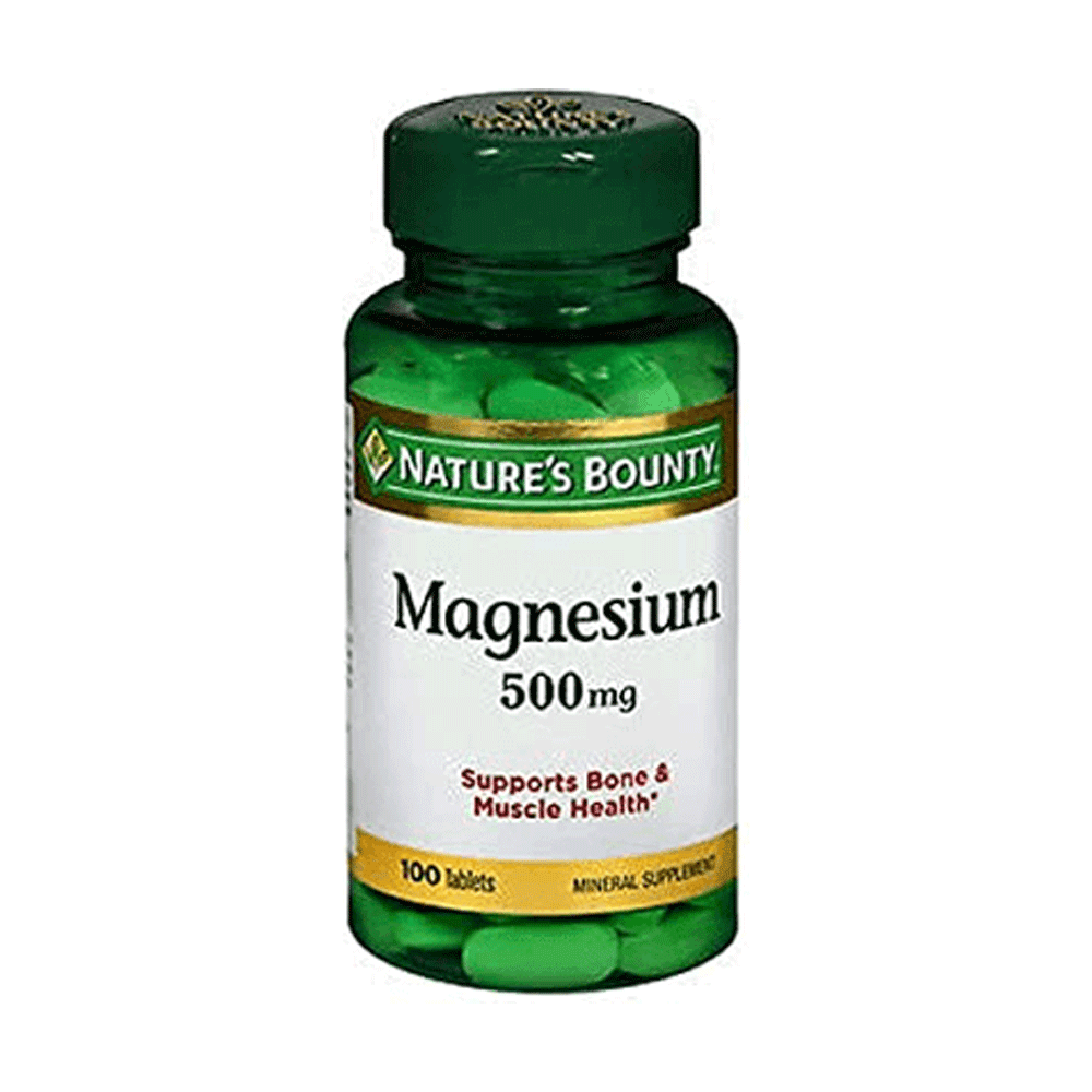 Nature's Bounty High Potency Coated Tablets 500 Mg Magnesium