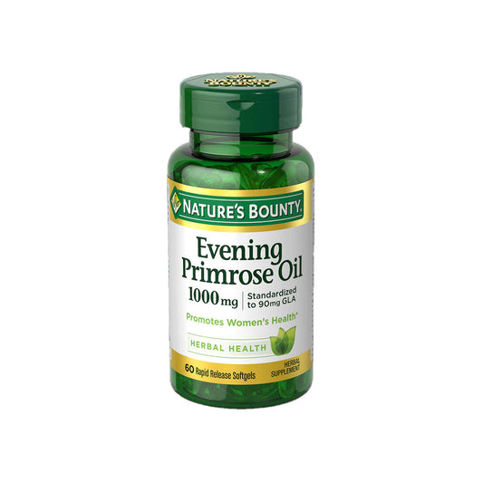 Nature's Bounty Evening Primrose Oil, 1000 Mg, Rapid Release Softgels