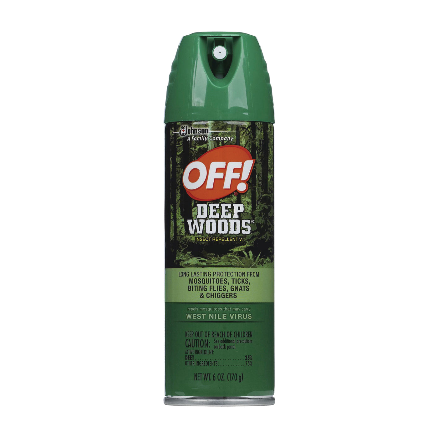 Off! Deep Woods Insect Repellent 6 Oz. Aerosol Can