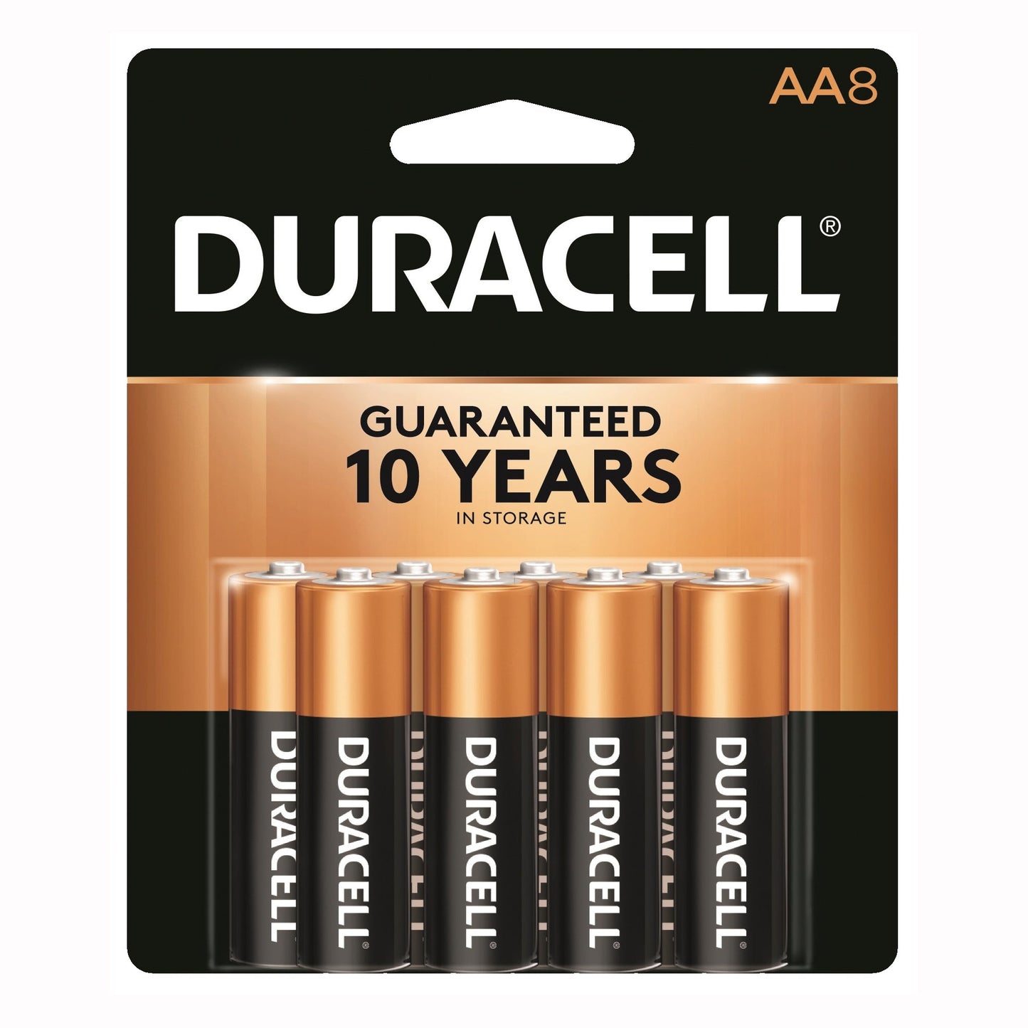 Duracell Power Boost CopperTop Alkaline AA Batteries, 8/Pack DURMN1500B8Z