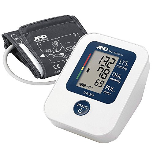 A&D Medical Deluxe Upper Arm Blood Pressure Monitor With Wide Range Cuff